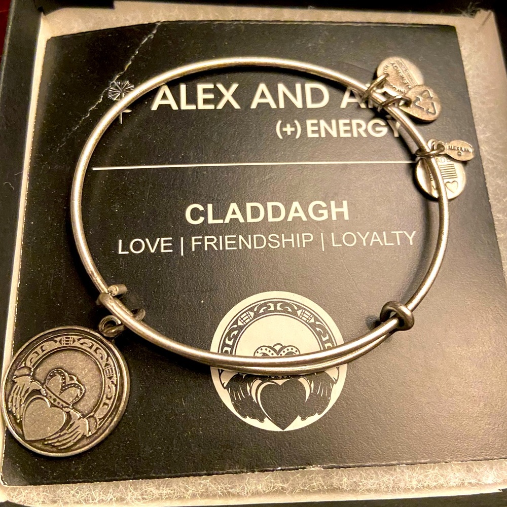 New! Alex and Ani Claddagh silver bracelet
